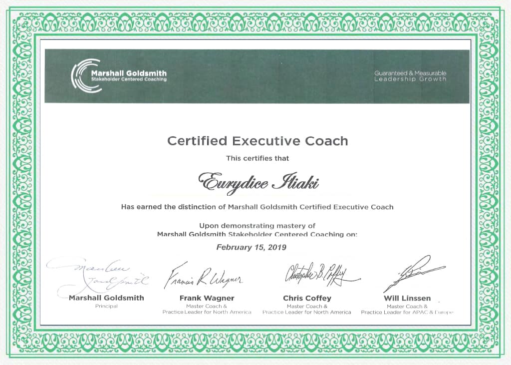Certified Executive Coach