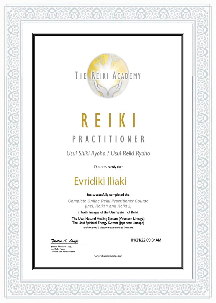 The Reiki Academy - Reiki Practitioner